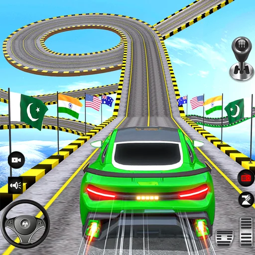Game icon for Ramp Car Games: GT Car Stunts by Fun Drive Games