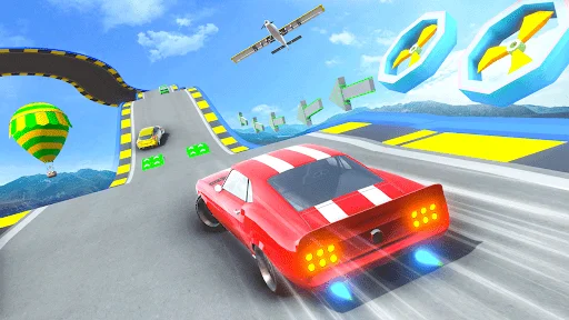 Gameplay screenshot 3 from Ramp Car Games: GT Car Stunts - Strategy game